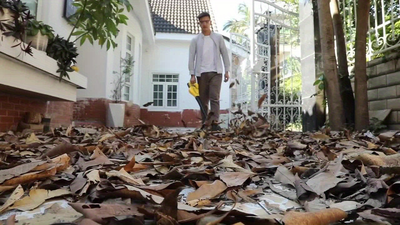 Cordless Leaf Blower with Batteries for Easy Yard Cleanup