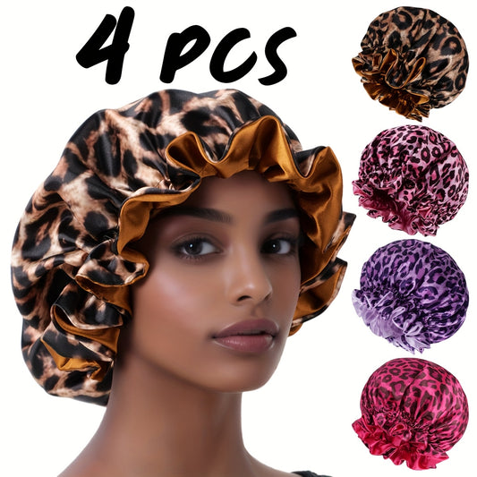 DeeJey Satin Bonnet Set for Women Hair Care and Protection