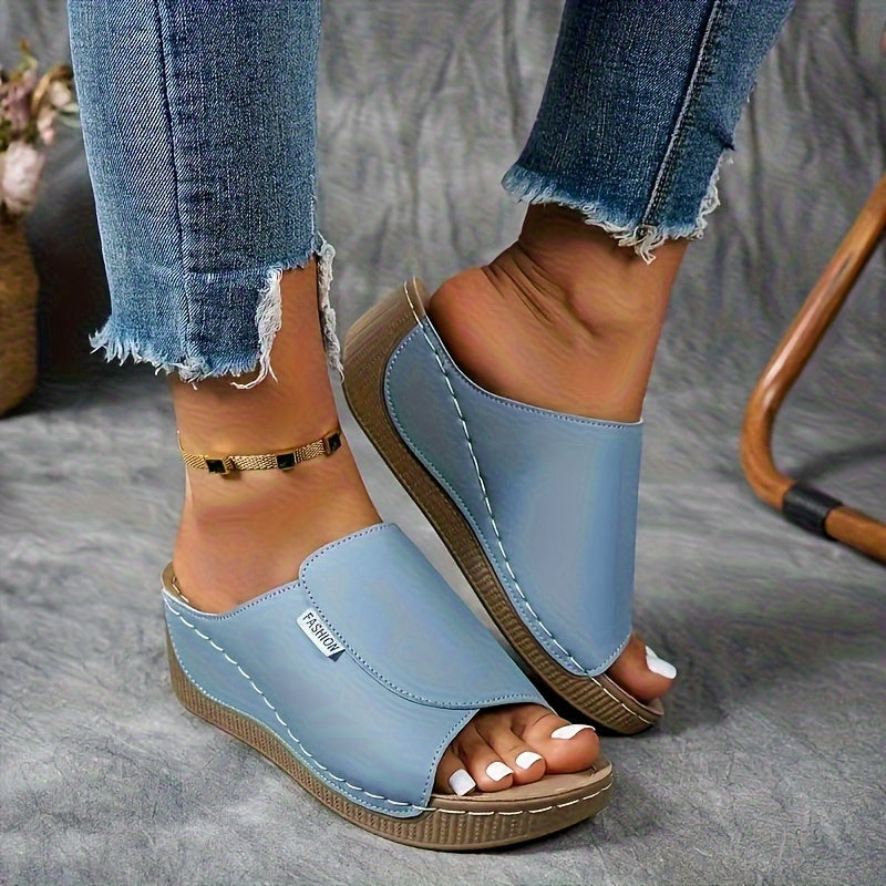 Women's Elegant Arch Support Slip-On Sandals for Everyday Comfort