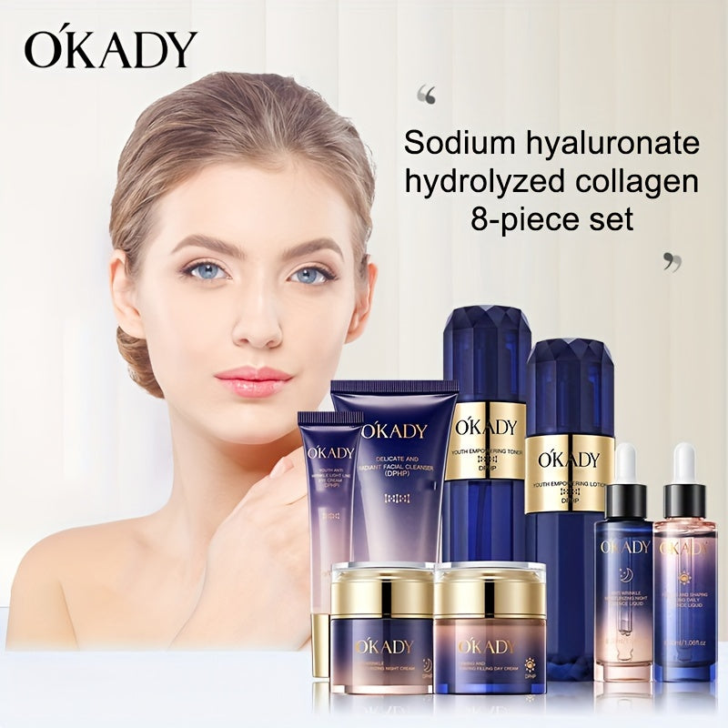 OKDAY Hydrolyzed Collagen Skin Care Kit for Youthful Skin