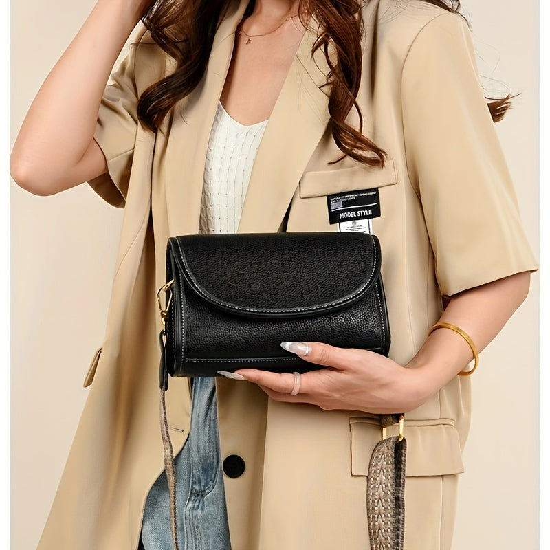 Leather Crossbody Bag for Women Stylish Daily Travel Handbag