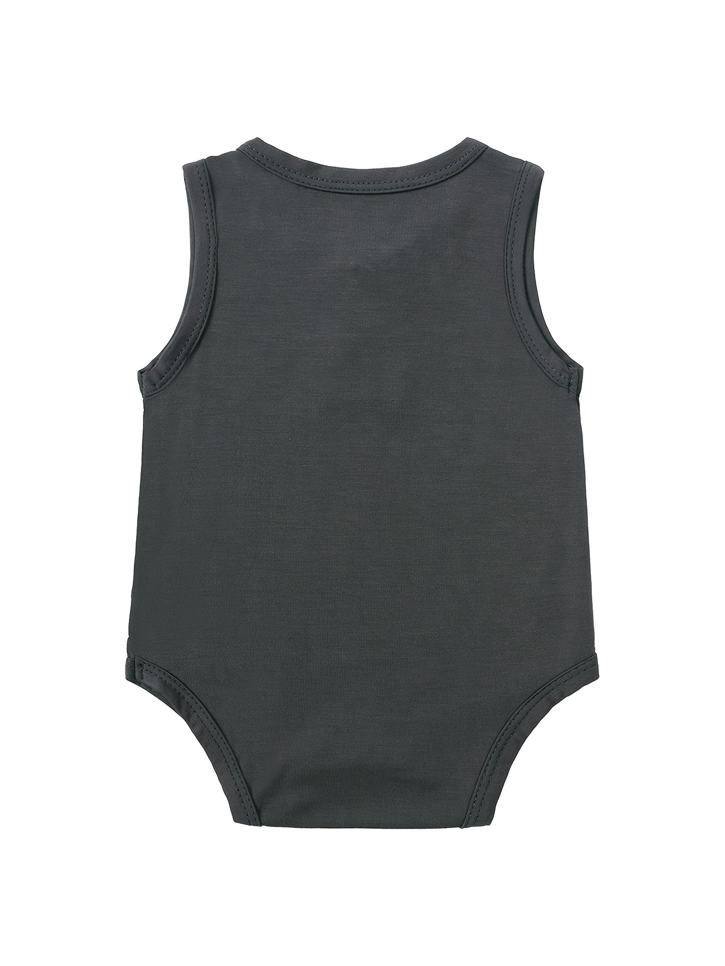 2 Pack Baby Bamboo Fiber Sleeveless Bodysuit Newborn Summer Onesie Jumpsuit Infant Romper Casual Style Tank Top For Boys And Girls Outdoor Wear