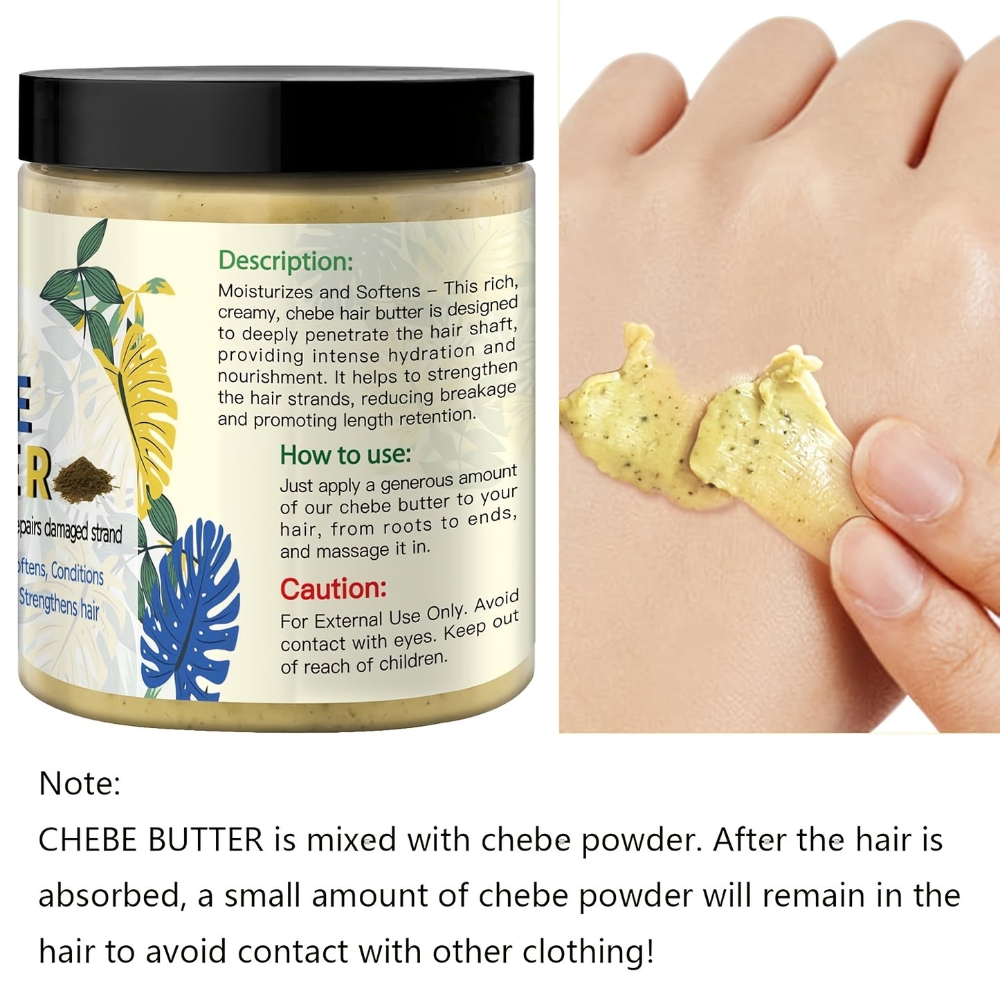 Chebe Butter for Healthy Hair Transformation and Intense Moisturization
