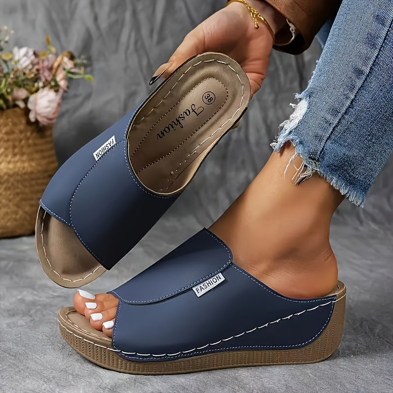Women's Elegant Arch Support Slip-On Sandals for Everyday Comfort