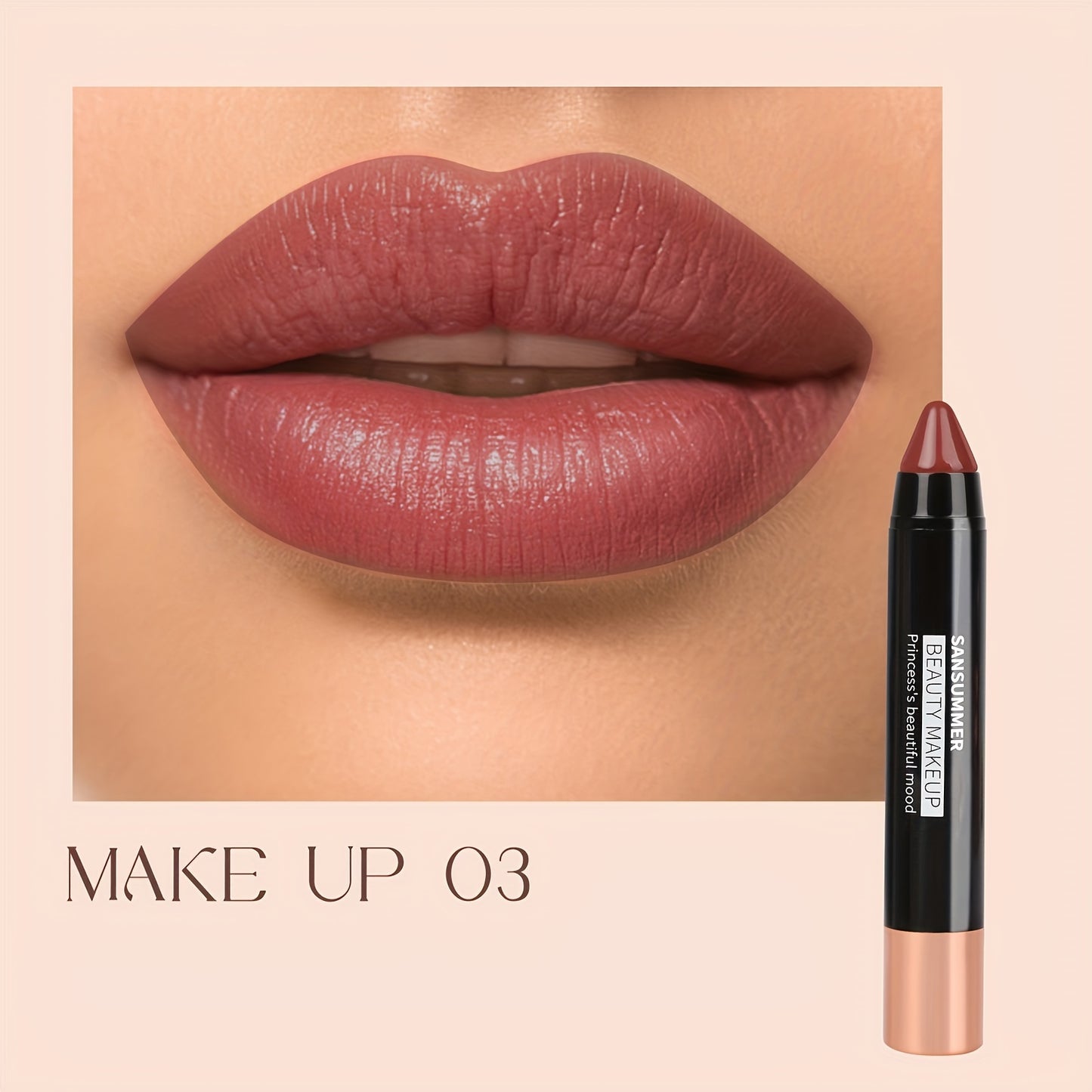 Moisturizing Crayon Lipstick Set for Lasting Professional Makeup