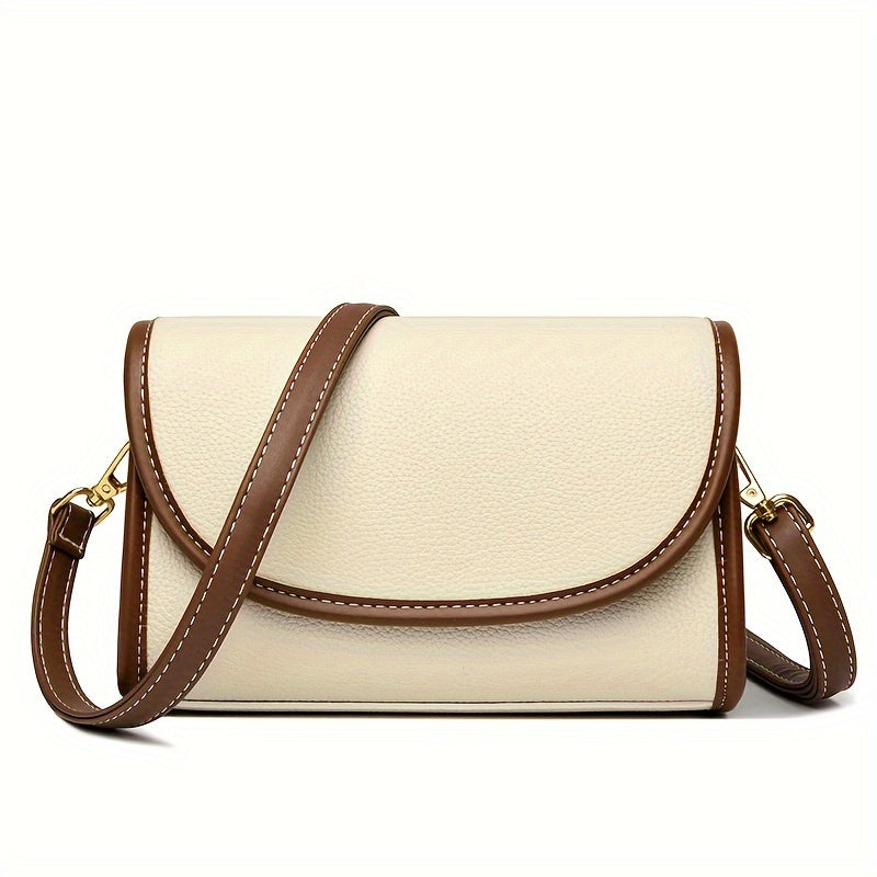 Leather Crossbody Bag for Women Stylish Daily Travel Handbag