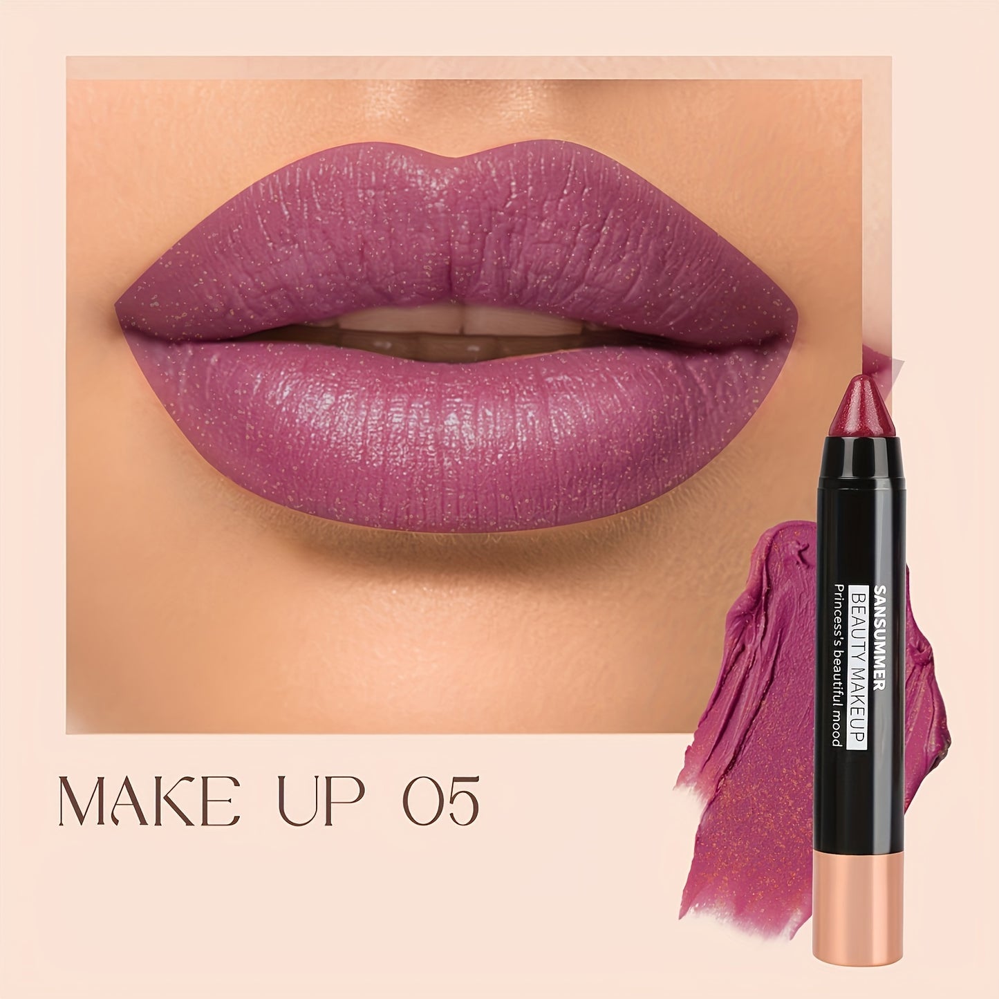 Moisturizing Crayon Lipstick Set for Lasting Professional Makeup