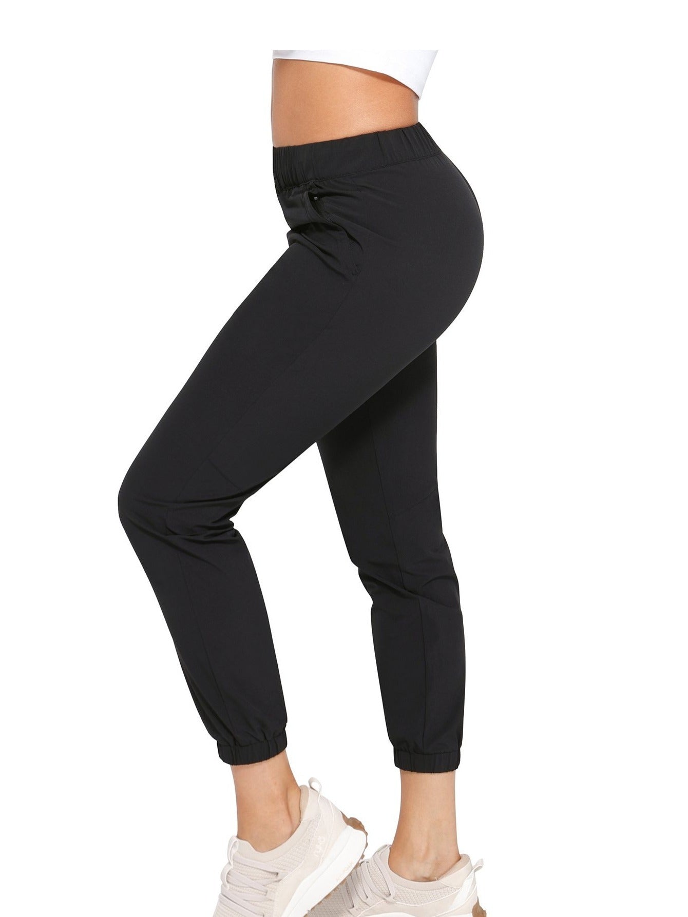 High Waist Stretch Golf Pants for Travel and Casual Wear