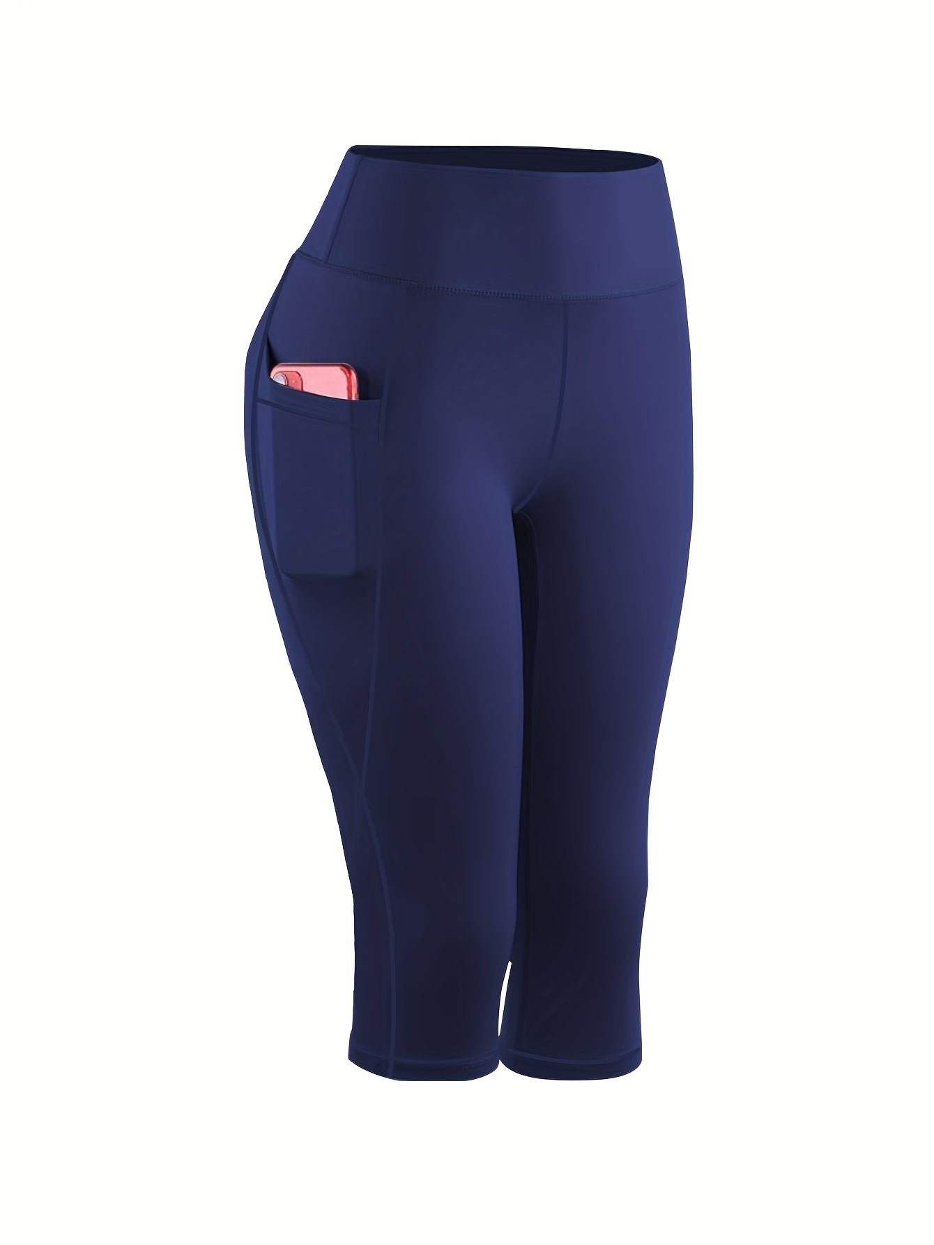 Women's Plus Size High-Waisted Yoga Leggings with Pockets