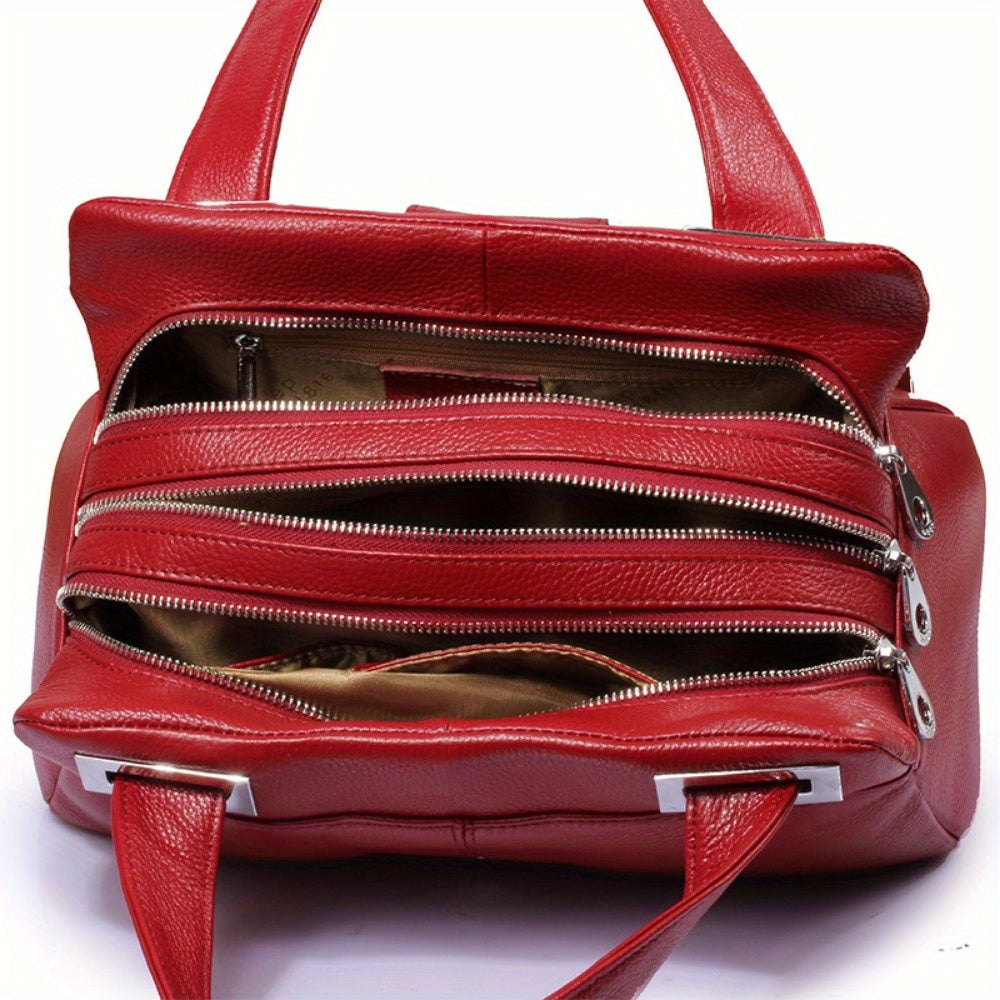 Genuine Leather Women's Shoulder Bag for Fashionable Everyday Use