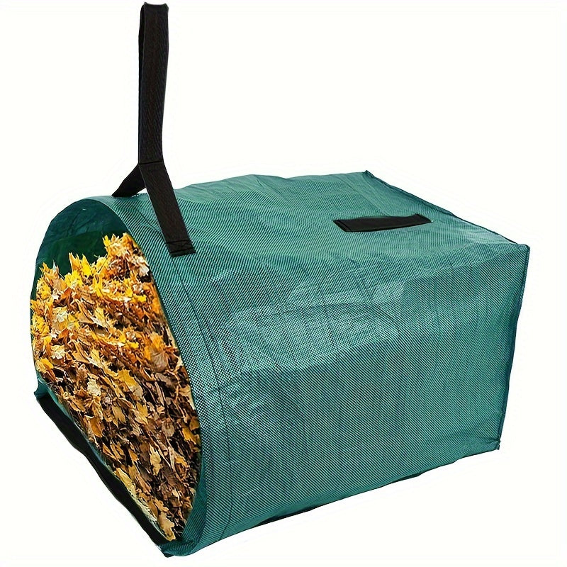 Heavy-Duty Garden Leaf Bag with Free Work Gloves for Cleanup