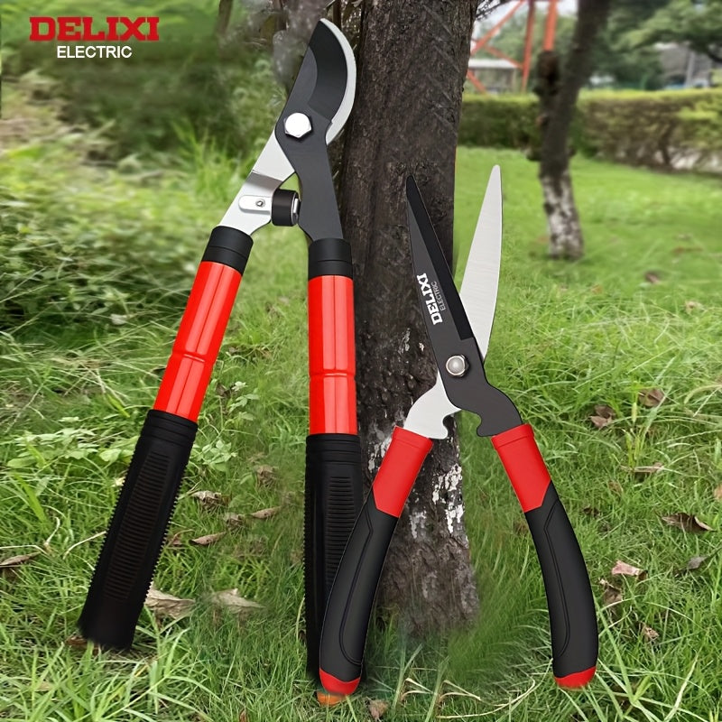 Heavy Duty Gardening Shears Set for Pruning and Trimming