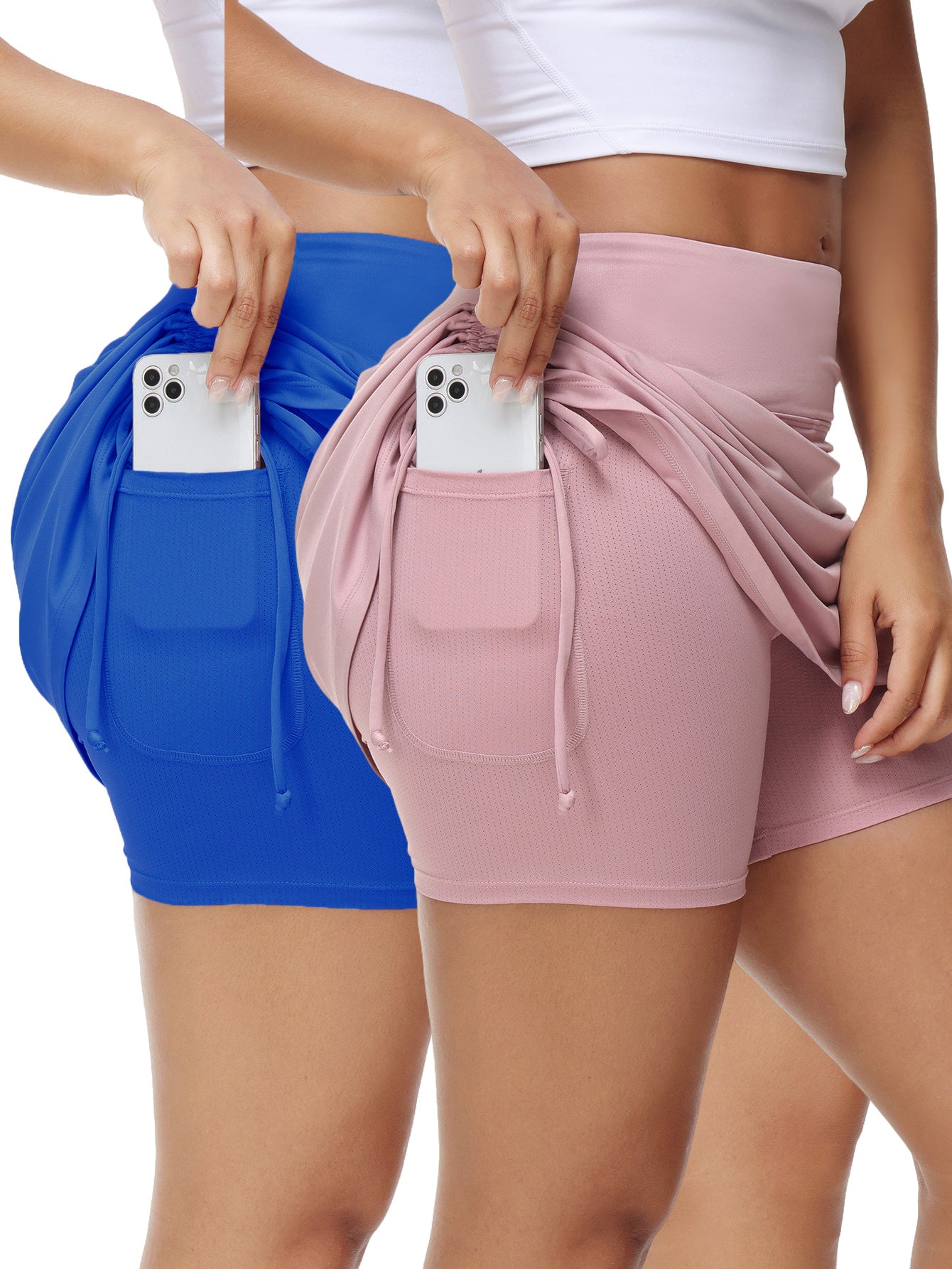 Quick Dry Women's Athletic Skirt with Shorts for Activewear