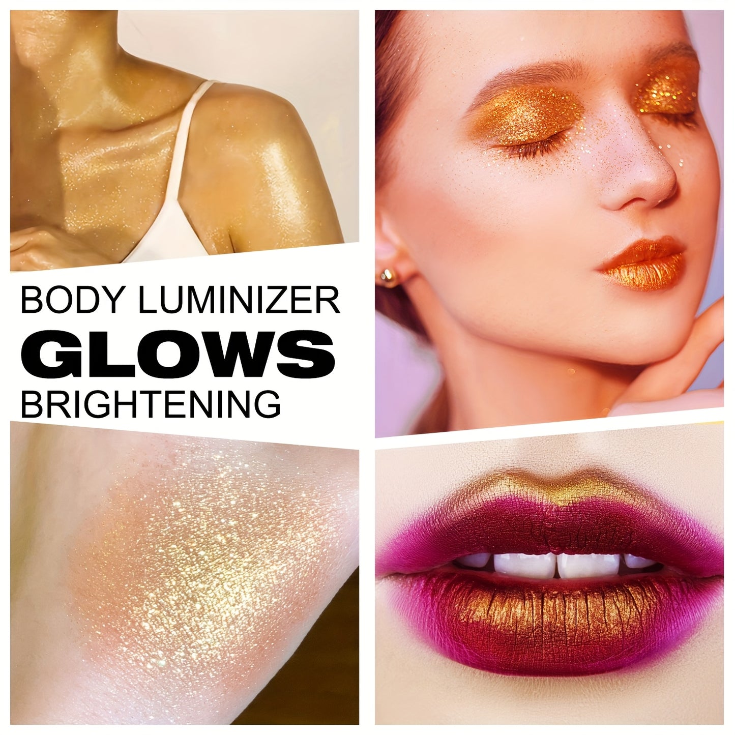Body Glitter Oil for Radiant Skin and Festive Occasions